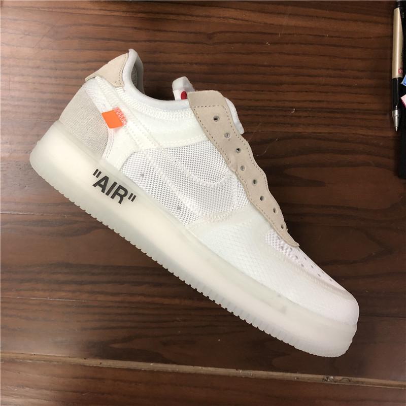 PK God Off-White Nike Air Force 1 One Low The 10 Ten Virgil Abloh retail materials ready to ship